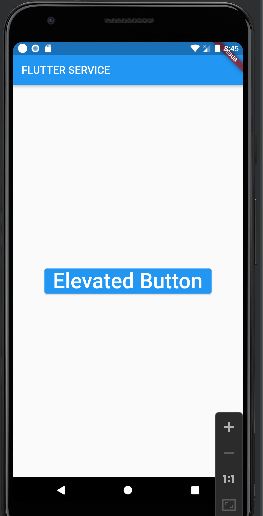 flutter default elevated button