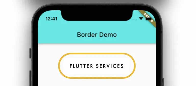 Add Border to Container in Flutter i.e. Dotted Border